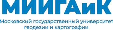 Лого Московский государственный университет геодезии и картографии